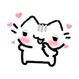 Telegram sticker 🫠 Doodle cats @soundstiks @stickersglobal