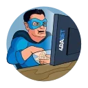 Telegram sticker 🤓 4RABET @official_4rabetcom