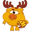 Sticker 🦌 Смешарики:  @Faittereya