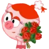 Sticker 🐷 Смешарики:  @Faittereya