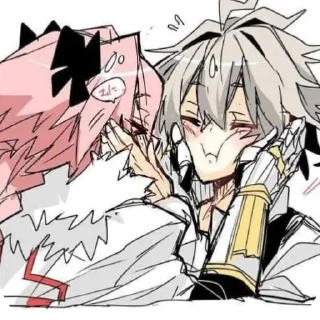 Telegram sticker 😊 Cute Astolfo :: @fStikBot