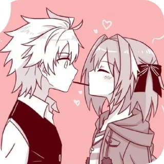 Telegram sticker 🥰 Cute Astolfo :: @fStikBot