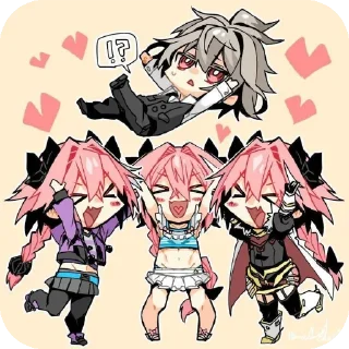 Video sticker 😍 Cute Astolfo :: @fStikBot