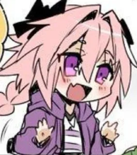 Sticker 🌟 Cute Astolfo :: @fStikBot