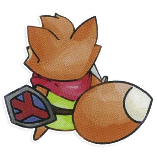 Telegram stiker ⚔️ Tunic Fox