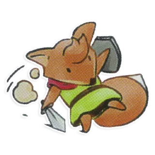Telegram stiker 😮‍💨 Tunic Fox