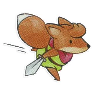 Telegram stiker 🏃 Tunic Fox