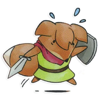 Telegram stiker 😰 Tunic Fox