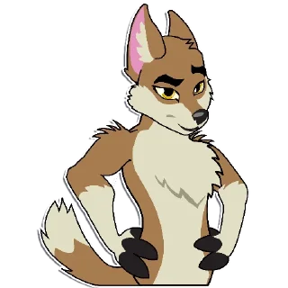 Telegram sticker 😏 DingoTOS