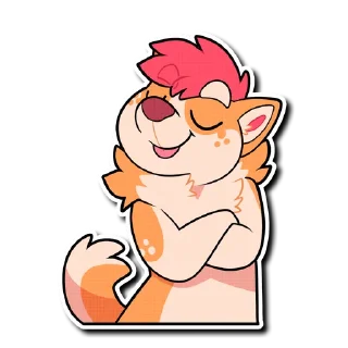 Telegram sticker 😌 Fink Pup