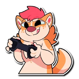 Video sticker 🎮 Fink Pup