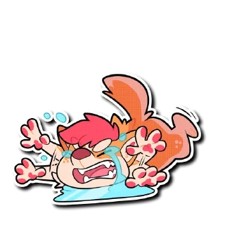Video sticker 😭 Fink Pup