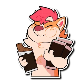 Telegram sticker 🍫 Fink Pup