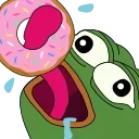 Sticker 🍩 🐸Pᴇᴘᴇ @HANGSEED𖨘