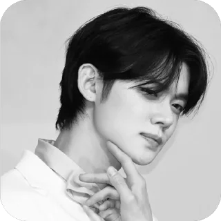 Telegram sticker 🫥 ЧБ Енджун @creativ_textbot