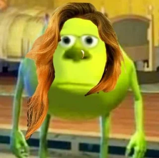 Telegram sticker 😐 Mike Wazowski @zrbst