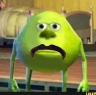 Video sticker 😐 Mike Wazowski @zrbst