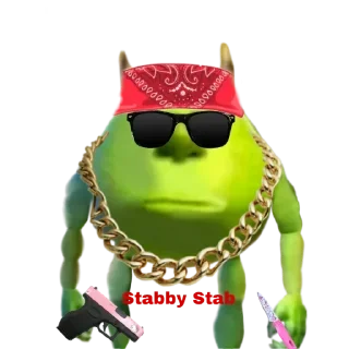 Telegram sticker 😎 Mike Wazowski @zrbst