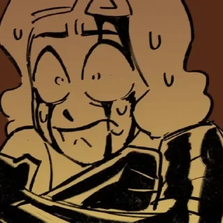 Telegram sticker 😨 Bendy by @GpaMMoqpOH