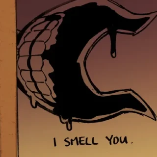 Telegram sticker 🫥 Bendy by @GpaMMoqpOH