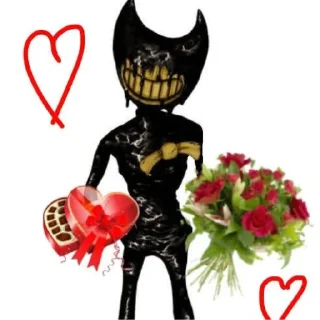 Telegram sticker ❤️ Bendy by @GpaMMoqpOH