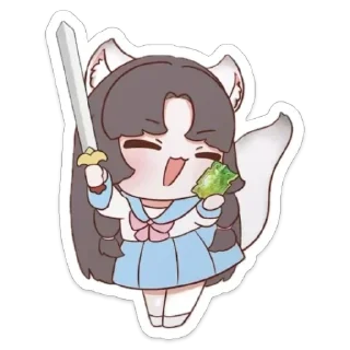 Telegram sticker 😀 naraka мяу1 @krasssssha