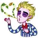 Telegram sticker 😘 Beetlejuice
