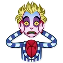 Telegram sticker 😱 Beetlejuice