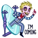 Telegram sticker ☝ Beetlejuice