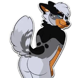 Telegram sticker 🍑 FurryButts 3