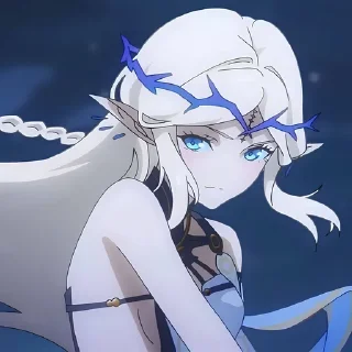 Telegram sticker 💞 💙Cartethyia   ── .✦ @StickersUa1