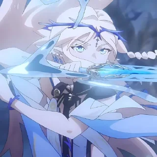 Telegram sticker 💞 💙Cartethyia   ── .✦ @StickersUa1