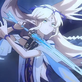 Telegram sticker 💞 💙Cartethyia   ── .✦ @StickersUa1