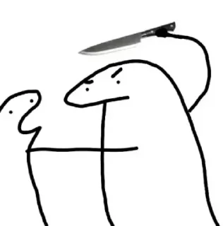 Telegram sticker 😐 @M_TOAA's Stickman vol.2 pack