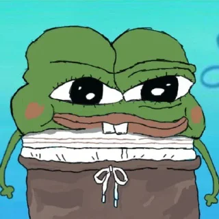 Telegram sticker 🐸 i am here