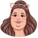 Telegram sticker 🌝 Ariana Grande