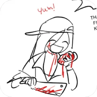 Telegram sticker 🫥 моя любимая жена йи кси