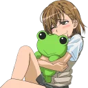 Telegram sticker 😊 Misaka Mikoto
