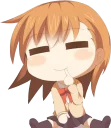 Telegram sticker 😊 Misaka Mikoto