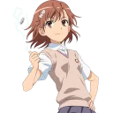 Telegram sticker ⚡ Misaka Mikoto