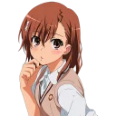 Telegram sticker 😳 Misaka Mikoto
