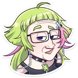 Telegram sticker 🥴 Hineko Chi by Shizufin