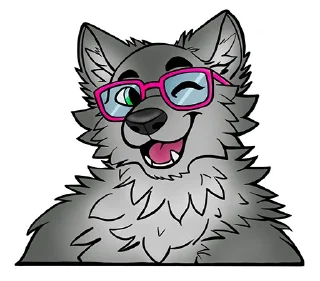 Sticker 😉 AWolfNamedLynx Stickers