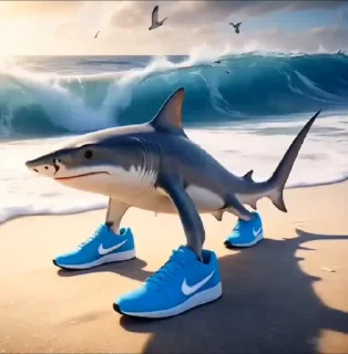 Sticker 🦈 итальянские животные @smazmik