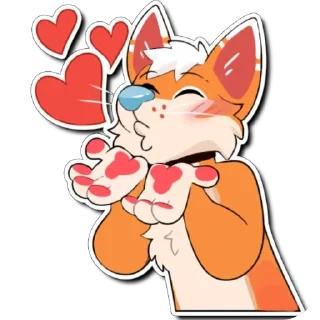 Telegram stiker 😘 Noah (The_Fox)
