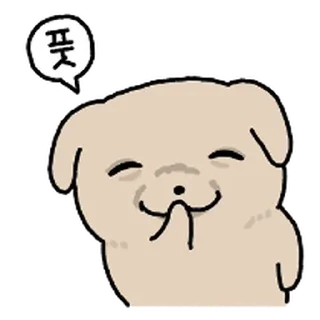 Telegram sticker ⭐ 깨득이 6 @moe_sticker_bot