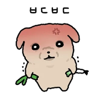 Telegram sticker ⭐ 깨득이 6 @moe_sticker_bot