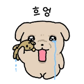 Telegram sticker ⭐ 깨득이 6 @moe_sticker_bot