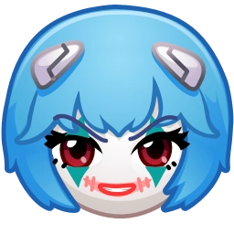 Sticker 🤡 Ayanami Rei (@yovssmash)