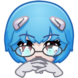 Sticker 👩‍💻 Ayanami Rei (@yovssmash)